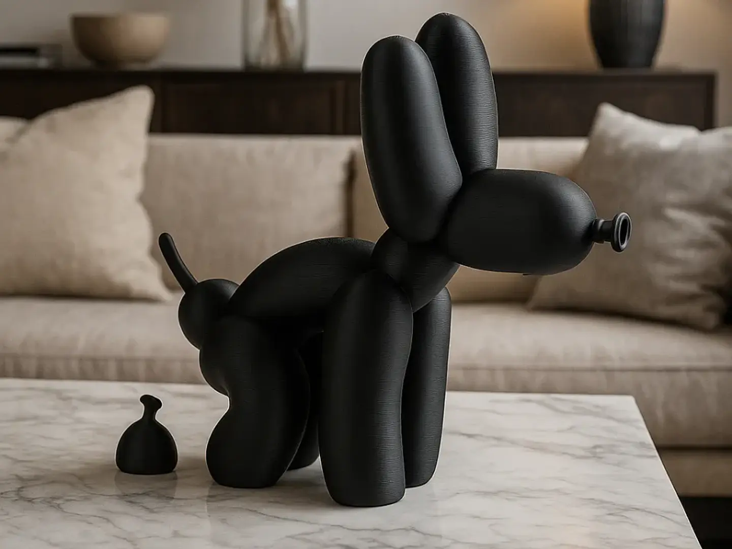 Escultura perro de globo popo! 30cm 1