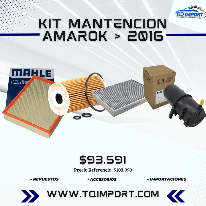 Kit Mantencion Amarok > 2016