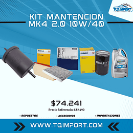 Kit Mantención MK4 2.0 10w/40