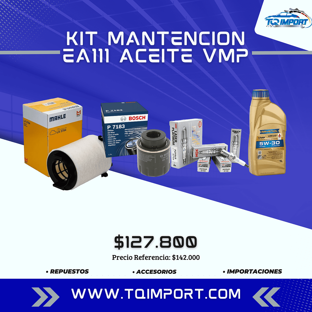 Kit Mantención EA111 Aceite VMP 1