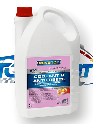Refrigerante RAVENOL ETC Hot Climate -15°C Protect G12evo