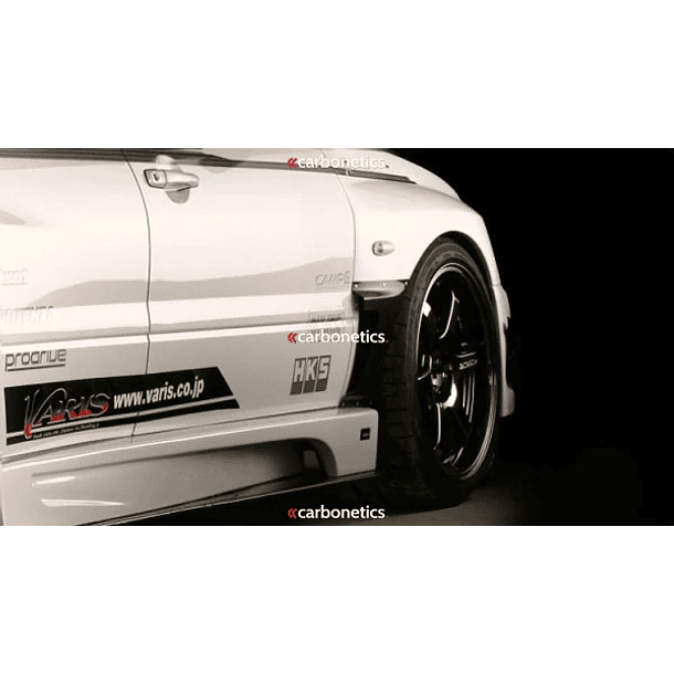 Carbonetics 2001 2007 Mitsubishi Lancer Evolution 7 8 9 Varis Front Fender Add-on 1