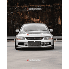 Carbonetics 2004 2007 Mitsubishi Lancer Evolution 9 OEM Front Bumper 3