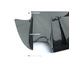 Carbonetics 2006-2007 Mitsubishi Evolution 9 JDM Varis Style Rear Diffuser w/ Side Fins 4