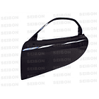 PUERTAS DE FIBRA DE CARBONO ESTILO OEM PARA MAZDA RX-7 1993-2002 2