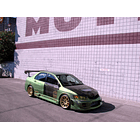 PUERTAS DE FIBRA DE CARBONO ESTILO OEM PARA 2003-2006 MITSUBISHI LANCER / EVO - FRONTAL 10