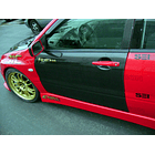 PUERTAS DE FIBRA DE CARBONO ESTILO OEM PARA 2003-2006 MITSUBISHI LANCER / EVO - FRONTAL 12