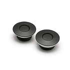 QUIK-LATCH® QL-50 KIT DE PASADOR DE CAPÓ DE PERFIL BAJO - NEGRO, SIN BLOQUEO 3