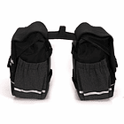 ALFORJA DOBLE URBANA HOOK NEGRA 4