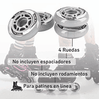 RUEDAS HOOK EN LÍNEA 76MM 4