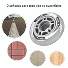 RUEDAS HOOK EN LÍNEA 76MM 5