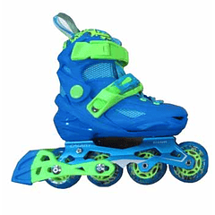 PATINES EN LINEA AJUSTABLE CALARY C2 AZUL(36-39)