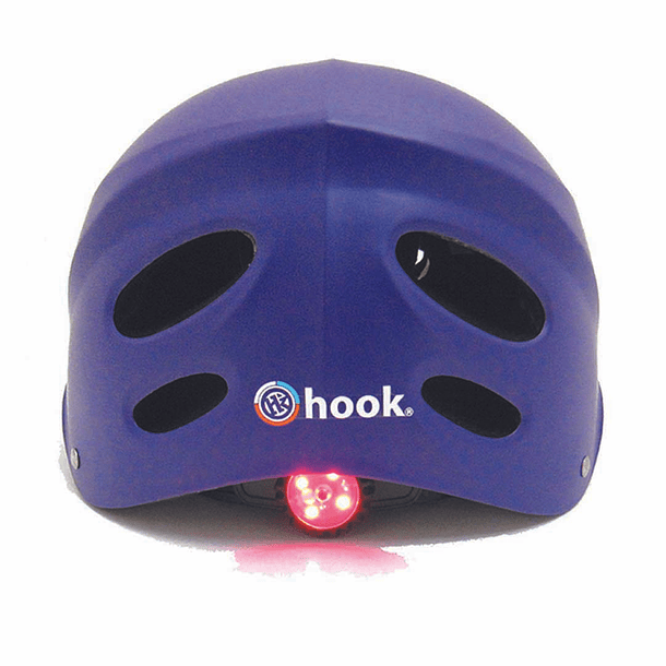 CASCO HOOK STREET CON LUZ MORADO TALLA L(57-59) 4