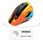 CASCO HOOK ENDURO NARANJO M/L (57-61 CM) 11