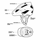 CASCO HOOK ENDURO NARANJO M/L (57-61 CM) 12