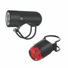 LUCES DELANTERA Y TRASERA KNOG PLUG BLACK 12254