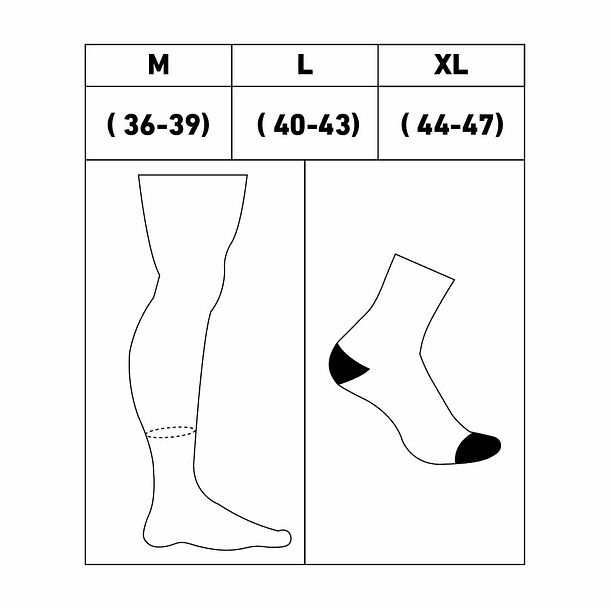 CALCETINES CICLISMO ROSA/AZUL MEDIOS XL (44-47) 2