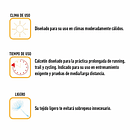 CALCETINES CICLISMO ROJO/GRIS MEDIOS XL (44-47) 3