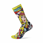 CALCETINES DIVERTIDOS NARANJA/ROJO M ( 36-39) 1