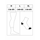 CALCETINES CICLISMO DIVERTIDOS NEGRO/ROJO MEDIOS L ( 40-43) 8