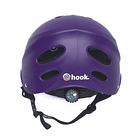 CASCO HOOK STREET CON LUZ MORADO TALLA M(54-57) 5