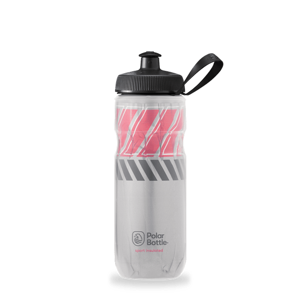 BOTELLA SPORT INSULATED 600ML SILVER/RACING RED 1