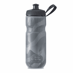 BOTELLA SPORT INSULATED 600ML CONTENDER CHARCOAL/SILVER