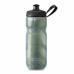 BOTELLA SPORT INSULATED 600ML CONTENDER OLIVE GREEN/SILVER