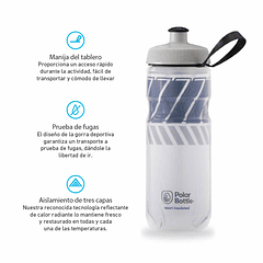 BOTELLA SPORT INSULATED 600ML WHITE/NIGHT NAVY