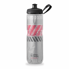BOTELLA SPORT INSULATED 700ML TEMPO SILVER/RACING RED