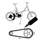 LUBRICANTE DE LA CADENA DE LA BICICLETA ELECTRÓNICA - BIC-190P 2