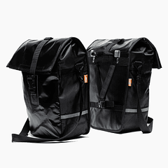 ALFORJA DOBLE IMPERMEABLE BLACK
