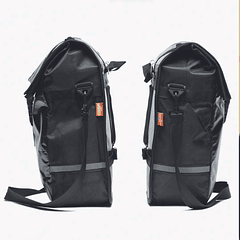 ALFORJA DOBLE IMPERMEABLE BLACK
