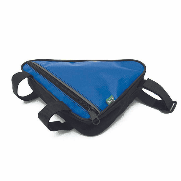 BOLSO TRIÁNGULO IMPERMEABLE DOS POSICIONES AZUL 3