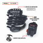 CANDADO ESPIRAL ONWHEELS CON CLAVE 12X150 4