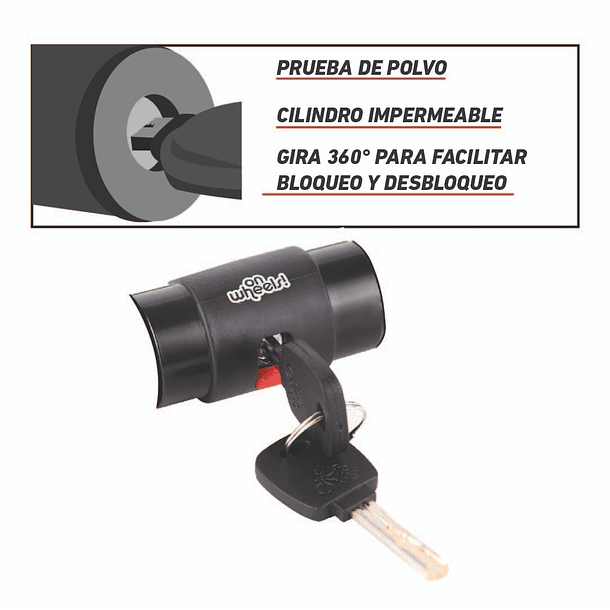 LOCK PLUS ONWHEELS - NEGRO 9