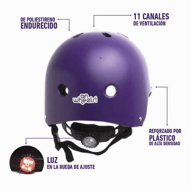 CASCO URBANO OW CON LUZ MORADO S(52-55) 7