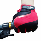 GUANTE CORTO ONWHEELS ROJO/NEGRO TALLA XS 4