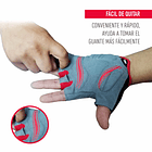 GUANTE CORTO ONWHEELS ROJO/NEGRO TALLA XS 8