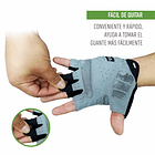 GUANTE CORTO ONWHEELS VERDE/NEGRO TALLA S 7