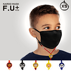 MASCARA FILTRANTE LAVABLE KIDS FU+ BLACK -XS 8