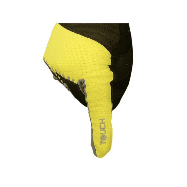 GUANTE LARGO TOUCH ONWHEELS AMARILLO/NEGRO TALLA S 6