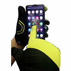 GUANTE LARGO TOUCH ONWHEELS AMARILLO/NEGRO TALLA M 8