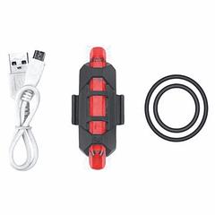 LUZ DE BICICLETA USB TRASERA