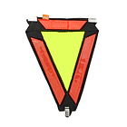 TRIANGULO REFLECTANTE NARANJO 2