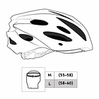 CASCO SPORT ONWHEELS NEGRO NARANJO L (58-60CM) 6