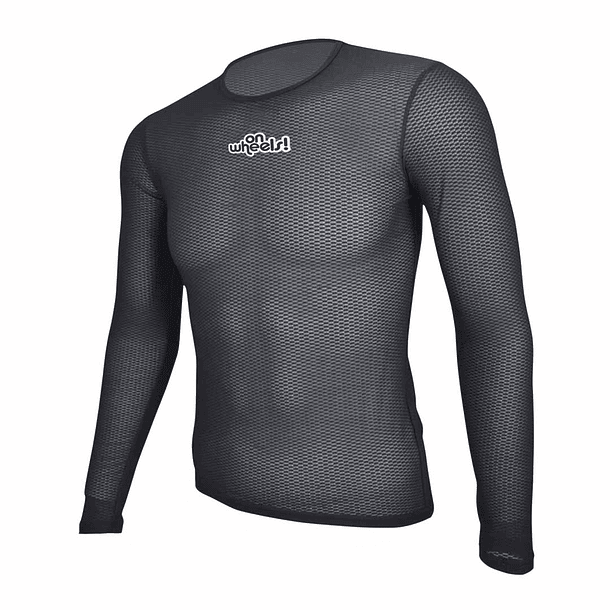 POLERA PRIMERA CAPA ON WHEELS NEGRA XL 2
