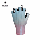 GUANTE CORTO MS002 CELESTE ROSADO TALLA M 1