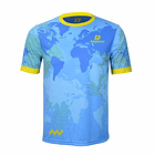 POLERA MANGA CORTA DVJ102 AZUL 2XL 1