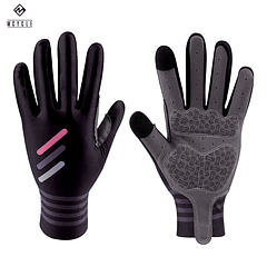 GUANTE LARGO MS003 NEGRO/ROSA TALLA M